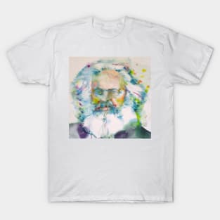 KARL MARX watercolor portrait .2 T-Shirt